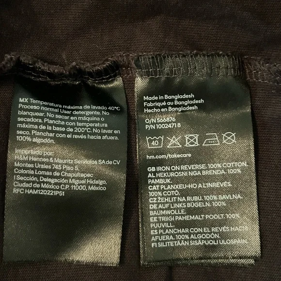 H&M Black Oversized Graphic Tee with Blue and White Blondie Print - Picture 4 of 7